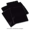 Gold Seal 2 Pkt Plastic Extra Heavyweight Folders Portfolio, High Sheen Reflective Finish, Black, 12PK 86311 - alternate 2